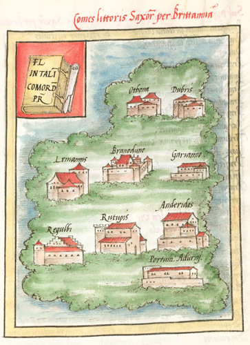 Frontpiece showing forts