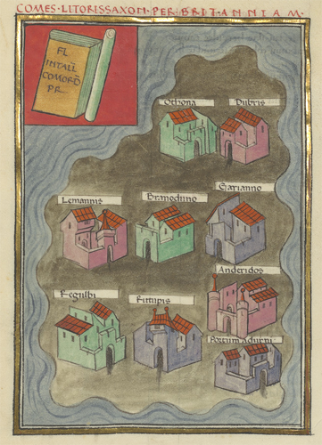 Frontpiece showing forts