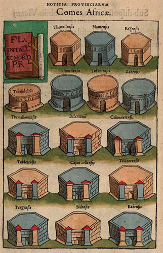 Frontpiece showing forts