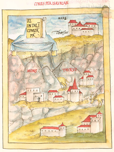 Frontpiece showing forts