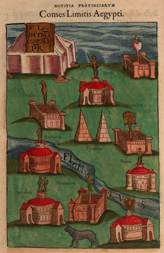 Frontpiece showing forts