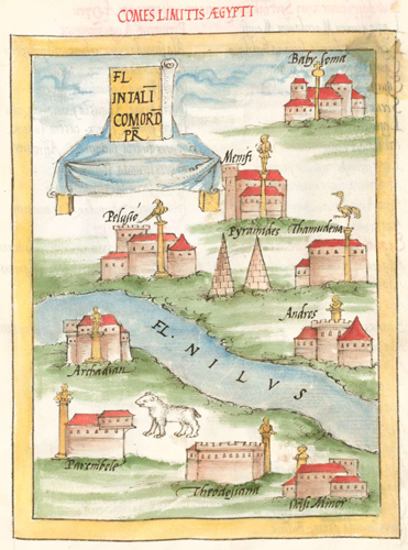 Frontpiece showing forts