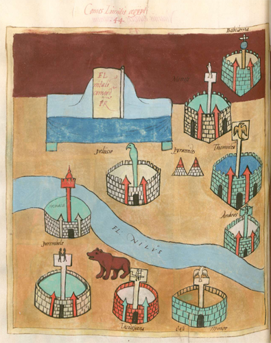 Frontpiece showing forts