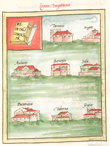 Frontpiece showing forts