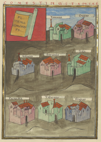 Frontpiece showing forts