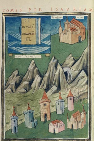 Frontpiece showing forts