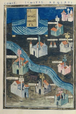 Frontpiece showing towns