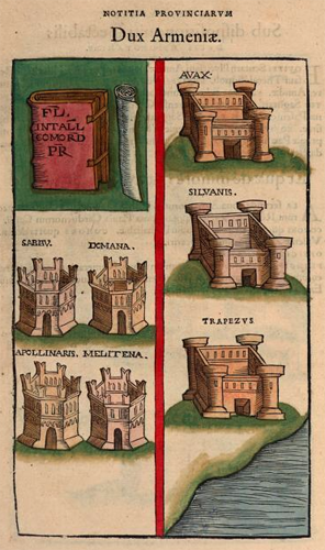 Frontpiece showing forts