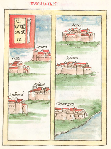 Frontpiece showing forts