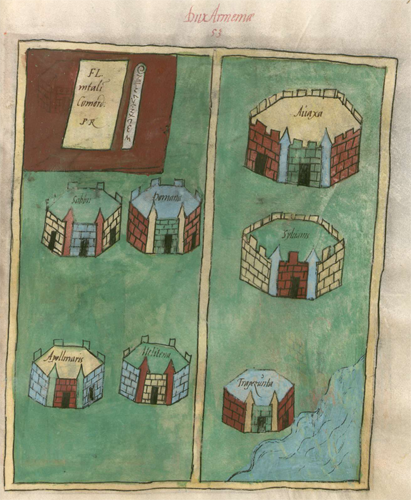 Frontpiece showing forts