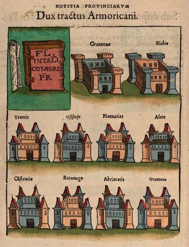 Frontpiece showing forts