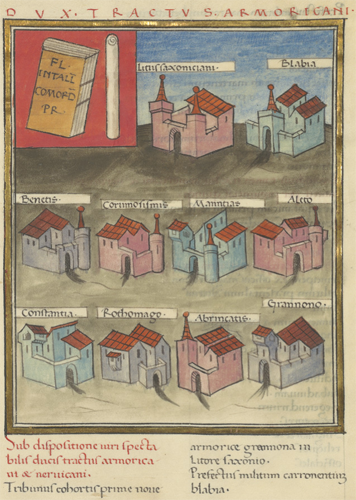 Frontpiece showing forts