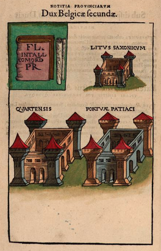 Frontpiece showing forts