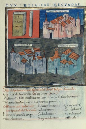 Frontpiece showing towns