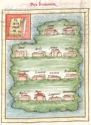 Frontpiece showing forts