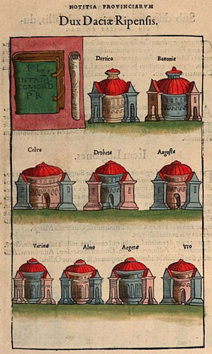 Frontpiece showing forts