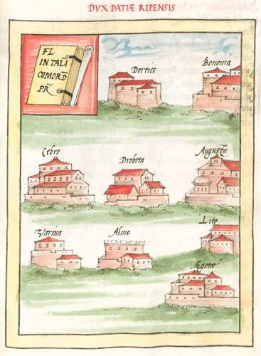 Frontpiece showing forts