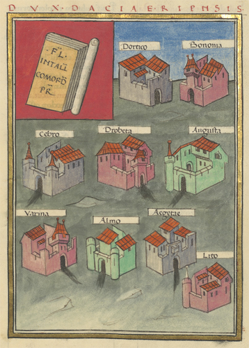 Frontpiece showing forts