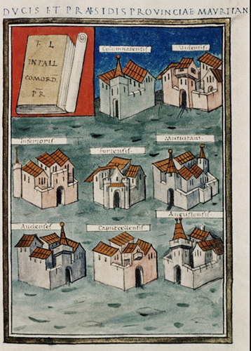 Frontpiece showing towns