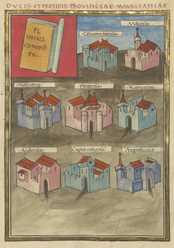 Frontpiece showing towns