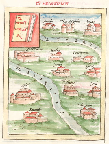 Frontpiece showing forts