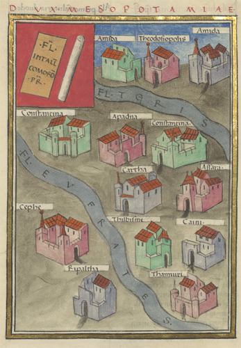 Frontpiece showing forts