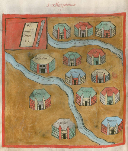 Frontpiece showing forts