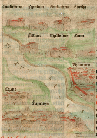 Frontpiece showing towns