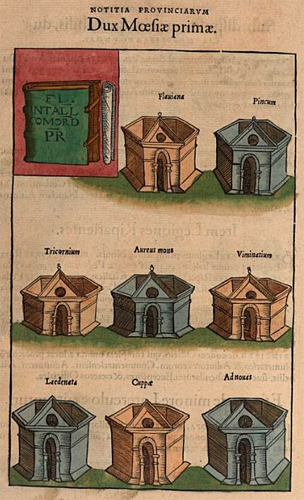 Frontpiece showing forts