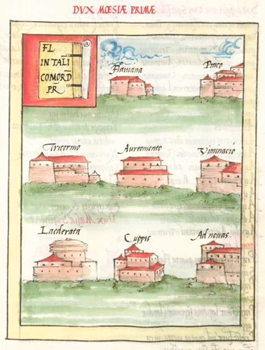 Frontpiece showing forts