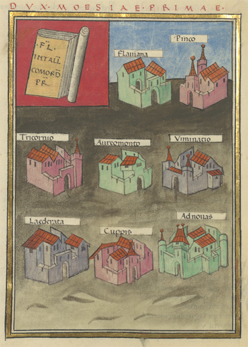 Frontpiece showing forts