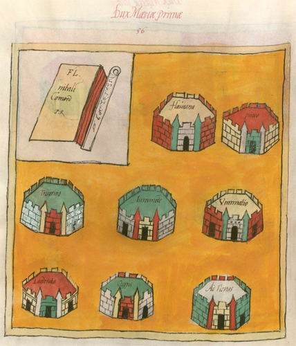 Frontpiece showing forts