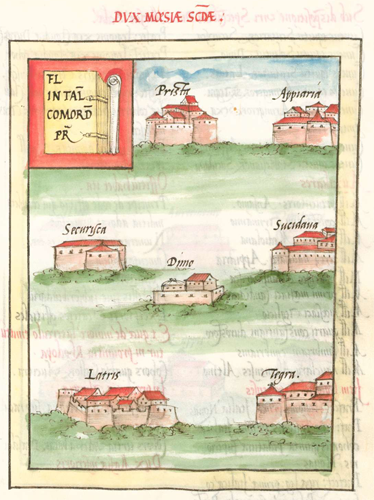 Frontpiece showing forts