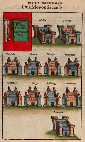 Frontpiece showing towns