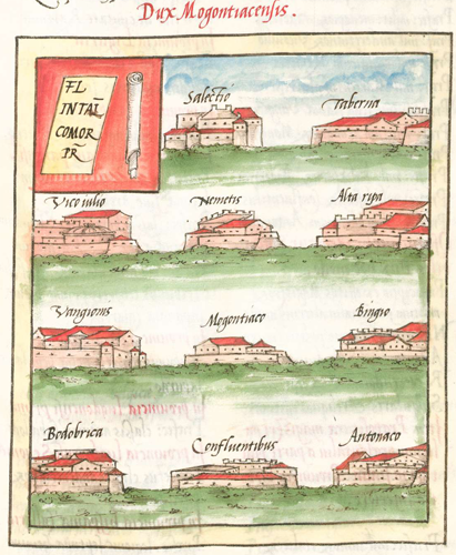 Frontpiece showing forts