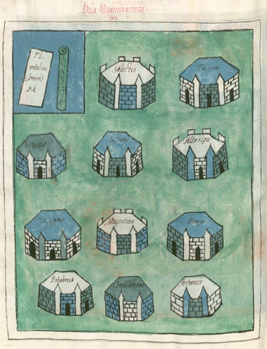 Frontpiece showing forts