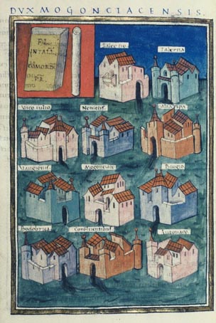 Frontpiece showing towns