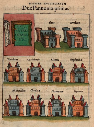 Frontpiece showing towns