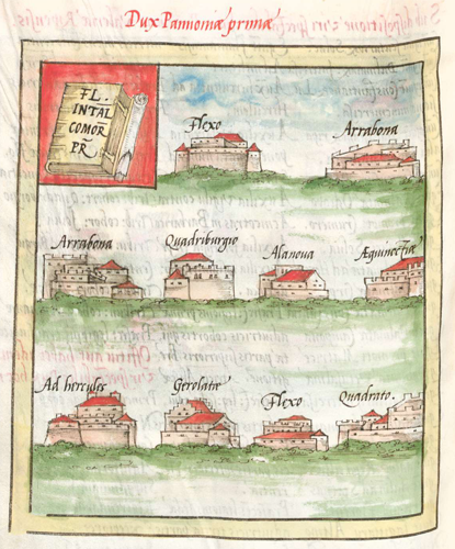 Frontpiece showing towns