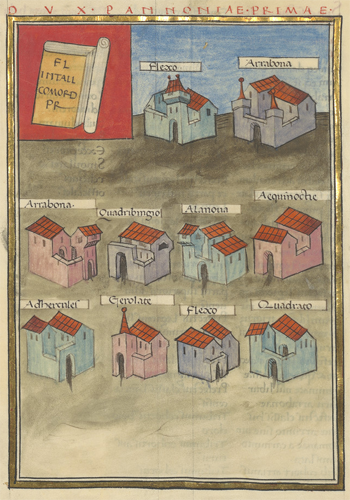 Frontpiece showing towns