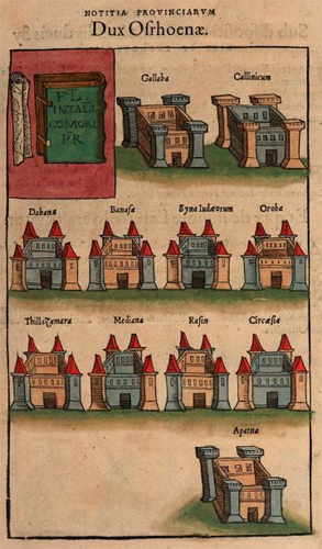 Frontpiece showing forts