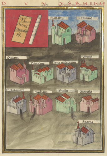 Frontpiece showing forts