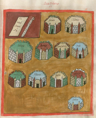 Frontpiece showing forts