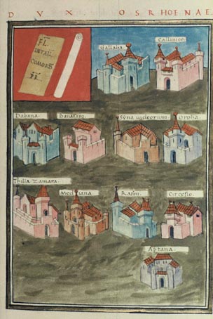 Frontpiece showing towns