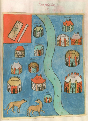 Frontpiece showing forts