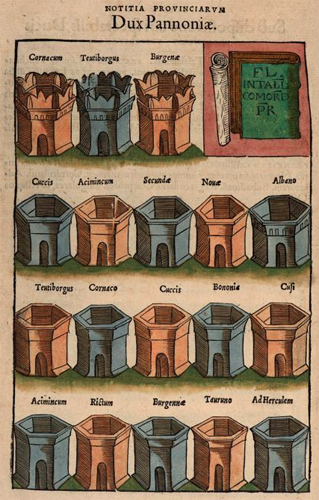 Frontpiece showing towns