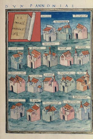 Frontpiece showing towns
