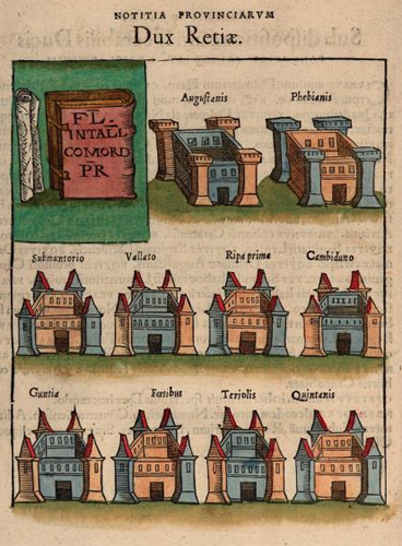 Frontpiece showing forts