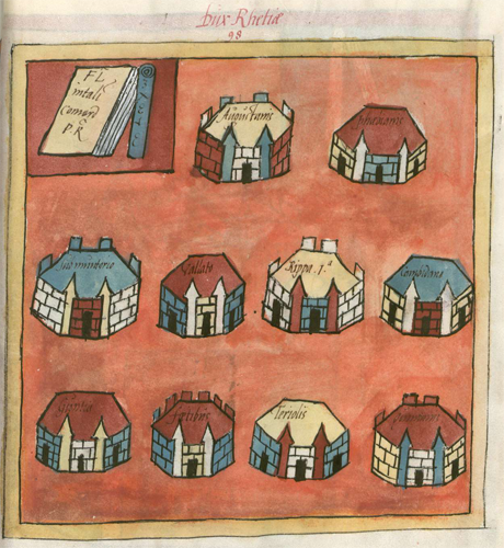 Frontpiece showing forts