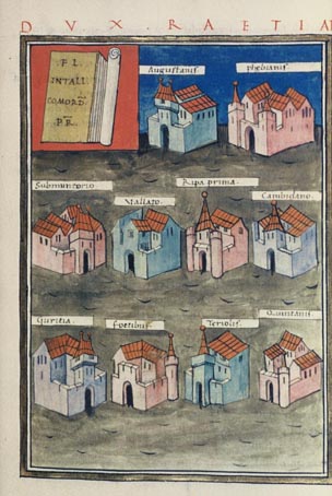 Frontpiece showing towns